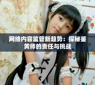 网络内容监管新趋势：探秘鉴黄师的责任与挑战