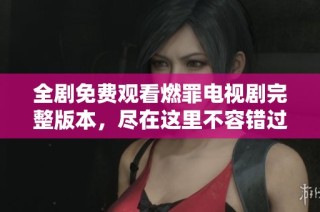 全剧免费观看燃罪电视剧完整版本，尽在这里不容错过