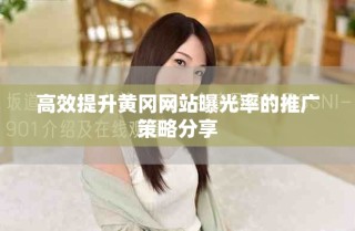 高效提升黄冈网站曝光率的推广策略分享