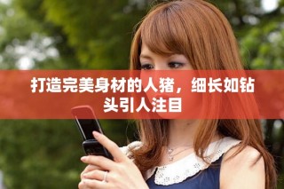 打造完美身材的人猪，细长如钻头引人注目