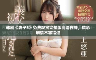 韩剧《妻子5》免费观赏完整版高清在线，精彩剧情不容错过