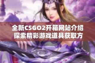 全新CSGO2开箱网站介绍 探索精彩游戏道具获取方式